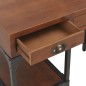 vidaXL Schreibtisch mit 3 Schubladen 110x50x78 cm Massivholz Tanne vidaXL Schreibtisch mit 3 Schubladen 110x50x78 cm Massivholz Tanne