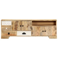 vidaXL TV-Schrank 120x30x40 cm Massivholz Mango