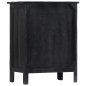 vidaXL Weinregal Schwarz 56 x 35 x 75 cm Mangoholz Massiv vidaXL Weinregal Schwarz 56 x 35 x 75 cm Mangoholz Massiv