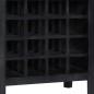 vidaXL Weinregal Schwarz 56 x 35 x 75 cm Mangoholz Massiv vidaXL Weinregal Schwarz 56 x 35 x 75 cm Mangoholz Massiv