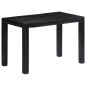 vidaXL Esstisch Schwarz 118×60×76 cm Massivholz Mango vidaXL Esstisch Schwarz 118×60×76 cm Massivholz Mango