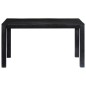 vidaXL Esstisch Schwarz 118×60×76 cm Massivholz Mango vidaXL Esstisch Schwarz 118×60×76 cm Massivholz Mango