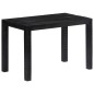 vidaXL Esstisch Schwarz 118×60×76 cm Massivholz Mango vidaXL Esstisch Schwarz 118×60×76 cm Massivholz Mango