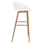 vidaXL Barhocker 4 Stk. Weiß vidaXL Barhocker 4 Stk. Weiß