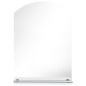vidaXL Wandspiegel mit Regal 50×70 cm Hartglas vidaXL Wandspiegel mit Regal 50×70 cm Hartglas