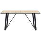 vidaXL Esstisch Eichenfarbe 160×80×75 cm MDF vidaXL Esstisch Eichenfarbe 160×80×75 cm MDF