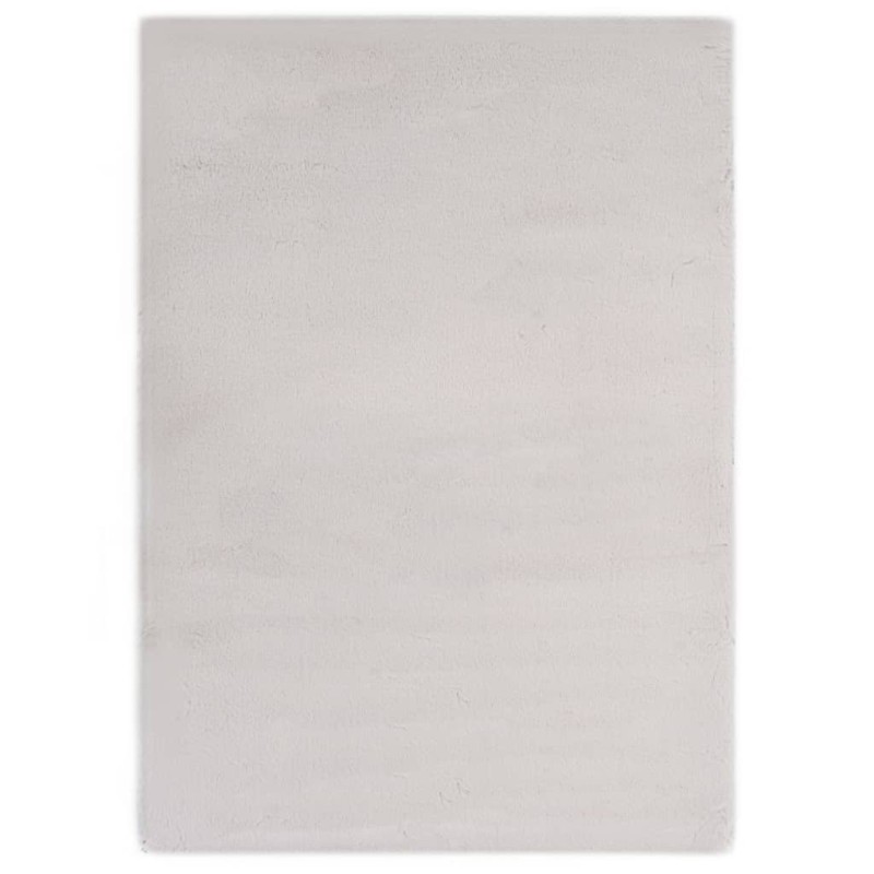 vidaXL Teppich 80x150cm Kunstkaninchenfell Grau vidaXL Teppich 80x150cm Kunstkaninchenfell Grau