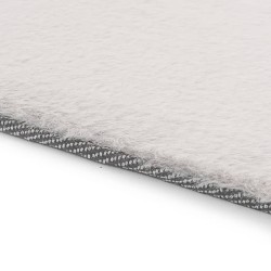 vidaXL Teppich 80x150cm Kunstkaninchenfell Grau