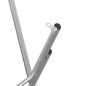 vidaXL Bartisch-Gestell Klappbar Silbern 45x53x108 cm Verzinkter Stahl vidaXL Bartisch-Gestell Klappbar Silbern 45x53x108 cm Verzinkter Stahl
