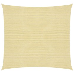 vidaXL Sonnensegel 160 g/m² Beige 2,5x2,5 m HDPE