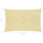 vidaXL Sonnensegel 160 g/m² Beige 2x4,5 m HDPE vidaXL Sonnensegel 160 g/m² Beige 2x4,5 m HDPE