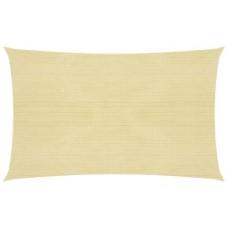 vidaXL Sonnensegel 160 g/m² Beige 3x5 m HDPE  
