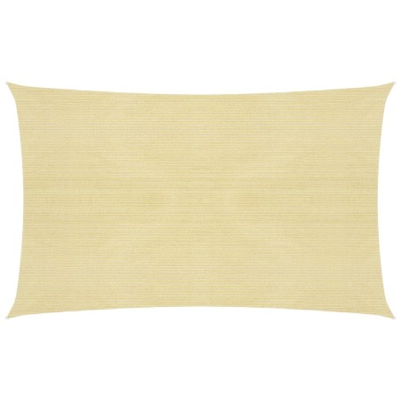 vidaXL Sonnensegel 160 g/m² Beige 3x5 m HDPE  