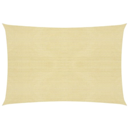 vidaXL Sonnensegel 160 g/m² Beige 5x6 m HDPE