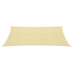 vidaXL Sonnensegel 160 g/m² Beige 5x6 m HDPE