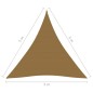vidaXL Sonnensegel 160 g/m² Taupe 5x5x5 m HDPE vidaXL Sonnensegel 160 g/m² Taupe 5x5x5 m HDPE
