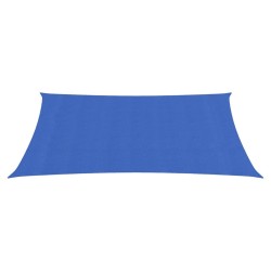 vidaXL Sonnensegel 160 g/m² Blau 2x3,5 m HDPE