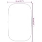 vidaXL Wandspiegel Silbern 80x50 cm vidaXL Wandspiegel Silbern 80x50 cm