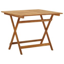 vidaXL Klappbarer Gartentisch 90x90x75 cm Massivholz Akazie