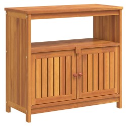 vidaXL Garten-Konsolentisch 80x35x75 cm Massivholz Akazie