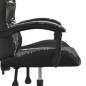Gaming-Stuhl Drehbar Schwarz und Tarnfarben Kunstleder Gaming-Stuhl Drehbar Schwarz und Tarnfarben Kunstleder