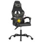Gaming-Stuhl Drehbar Schwarz und Tarnfarben Kunstleder Gaming-Stuhl Drehbar Schwarz und Tarnfarben Kunstleder