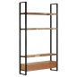 vidaXL Highboard 118x30x200 cm Raues Massivholz Mango vidaXL Highboard 118x30x200 cm Raues Massivholz Mango
