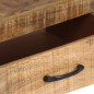 vidaXL Highboard 118x30x200 cm Raues Massivholz Mango vidaXL Highboard 118x30x200 cm Raues Massivholz Mango