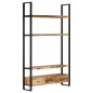 vidaXL Highboard 118x30x200 cm Raues Massivholz Mango vidaXL Highboard 118x30x200 cm Raues Massivholz Mango