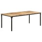 vidaXL Esstisch 200x100x76 cm Raues Mangoholz vidaXL Esstisch 200x100x76 cm Raues Mangoholz