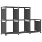vidaXL Würfel-Regal 5 Fächer Grau 103x30x72,5 cm Stoff vidaXL Würfel-Regal 5 Fächer Grau 103x30x72,5 cm Stoff