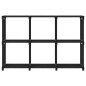 vidaXL Würfel-Regal 6 Fächer Schwarz 103x30x72,5 cm Stoff vidaXL Würfel-Regal 6 Fächer Schwarz 103x30x72,5 cm Stoff