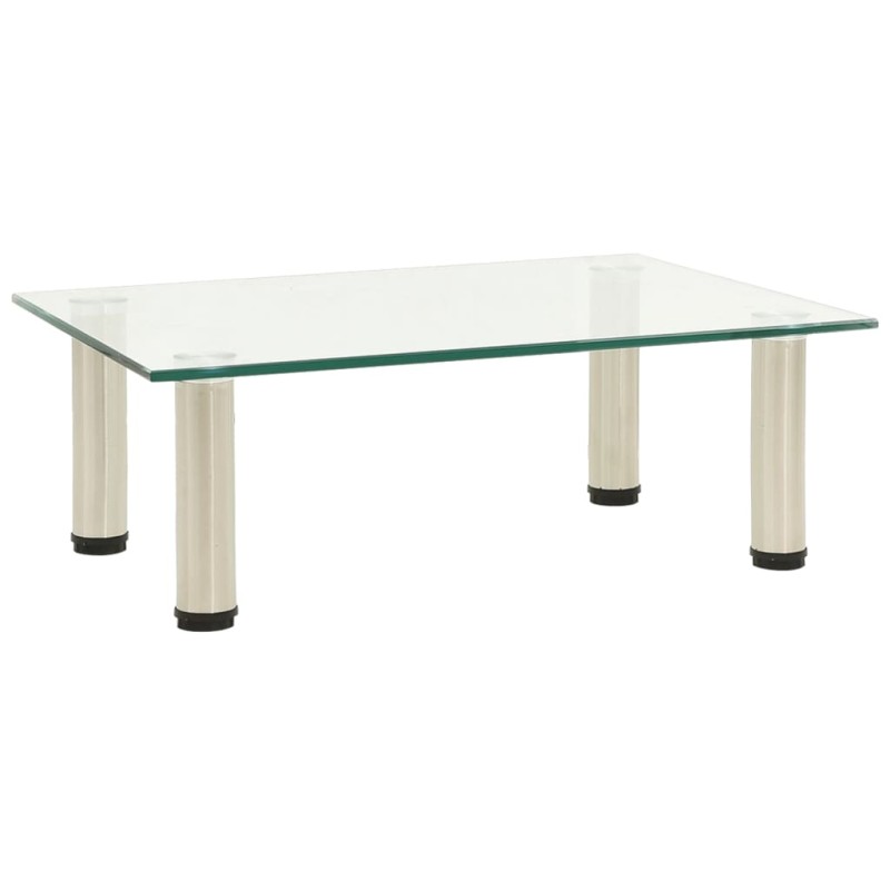 vidaXL TV-Tisch Transparent 40x35x17 cm Hartglas vidaXL TV-Tisch Transparent 40x35x17 cm Hartglas