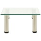 vidaXL TV-Tisch Transparent 40x35x17 cm Hartglas vidaXL TV-Tisch Transparent 40x35x17 cm Hartglas