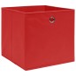 vidaXL Aufbewahrungsboxen 10 Stk. Vliesstoff 28x28x28 cm Rot vidaXL Aufbewahrungsboxen 10 Stk. Vliesstoff 28x28x28 cm Rot