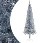 vidaXL Schlanker Weihnachtsbaum Silbern 210 cm vidaXL Schlanker Weihnachtsbaum Silbern 210 cm