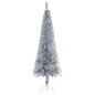 vidaXL Schlanker Weihnachtsbaum Silbern 210 cm vidaXL Schlanker Weihnachtsbaum Silbern 210 cm