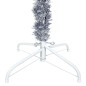 vidaXL Schlanker Weihnachtsbaum Silbern 210 cm vidaXL Schlanker Weihnachtsbaum Silbern 210 cm