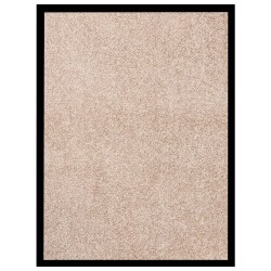 vidaXL Fußmatte Beige 40x60 cm