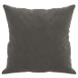 Zierkissen 2 Stk. Dunkelgrau 40x40 cm Samt Zierkissen 2 Stk. Dunkelgrau 40x40 cm Samt