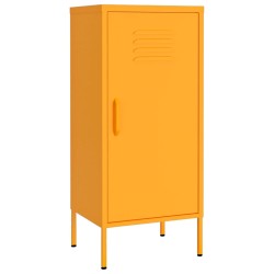 vidaXL Lagerschrank Senfgelb 42,5x35x101,5 cm Stahl    
