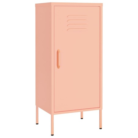 vidaXL Lagerschrank Rosa 42,5x35x101,5 cm Stahl    