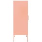 vidaXL Lagerschrank Rosa 42,5x35x101,5 cm Stahl vidaXL Lagerschrank Rosa 42,5x35x101,5 cm Stahl