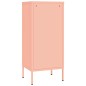 vidaXL Lagerschrank Rosa 42,5x35x101,5 cm Stahl vidaXL Lagerschrank Rosa 42,5x35x101,5 cm Stahl