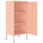 vidaXL Lagerschrank Rosa 42,5x35x101,5 cm Stahl vidaXL Lagerschrank Rosa 42,5x35x101,5 cm Stahl