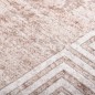 vidaXL Teppich Waschbar 160x230 cm Beige Rutschfest vidaXL Teppich Waschbar 160x230 cm Beige Rutschfest