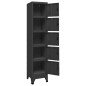 vidaXL Schließfachschrank Anthrazit 38x40x180 cm Stahl vidaXL Schließfachschrank Anthrazit 38x40x180 cm Stahl
