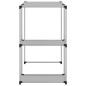 vidaXL Waschmaschinenregal Grau 87x55x90,5 cm Eisen vidaXL Waschmaschinenregal Grau 87x55x90,5 cm Eisen