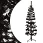 vidaXL Künstlicher Halb-Weihnachtsbaum Ständer Schlank Schwarz 150 cm vidaXL Künstlicher Halb-Weihnachtsbaum Ständer Schlank Schwarz 150 cm