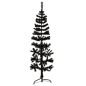 vidaXL Künstlicher Halb-Weihnachtsbaum Ständer Schlank Schwarz 150 cm vidaXL Künstlicher Halb-Weihnachtsbaum Ständer Schlank Schwarz 150 cm